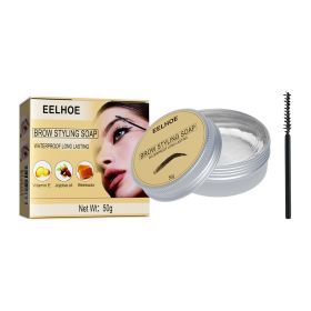 EELHOE Eyebrow Styling Cream, Stereo Shape Eyebrows Colorless Transparent Refreshing Long-Lasting Natural Eyebrow Styling Cream