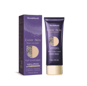 West&Month Body Concealer, Waterproof Cover Tattoo Scars Birthmark Invisible Body Concealer