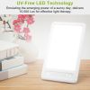 Light Therapy Lamp UV-Free LED 10000 Lux Therapy Light 3 Adjustable Brightness Levels Touch Control Timer Function