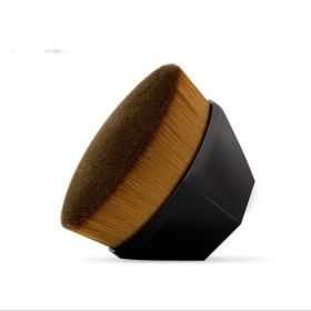 Foundation Brush BB Cream Makeup Brushes Loose Powder Brush Flat Kit (Option: Matte black2pcs)