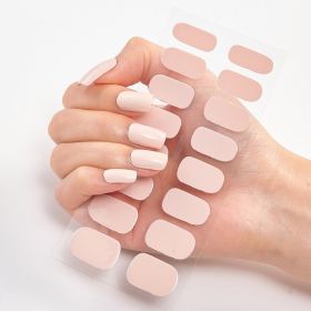 Pure Color 16 Nail Stickers (Option: CS009-1PC)