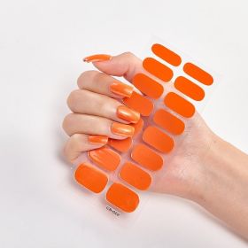 Pure Color 16 Nail Stickers (Option: CS0022-2PCS)