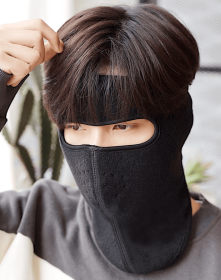 Autumn and winter dust masks breathable warm and cold (Option: Black 2)