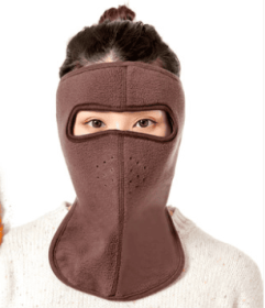 Autumn and winter dust masks breathable warm and cold (Option: Brown2)