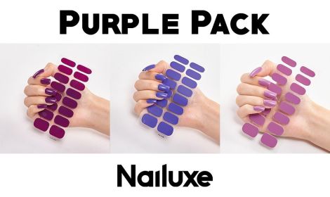 Pure Color 16 Nail Stickers (Option: Set4-1PC)