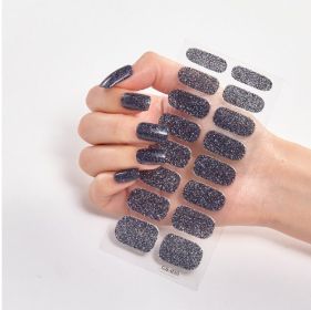 Pure Color 16 Nail Stickers (Option: CS030-1PC)