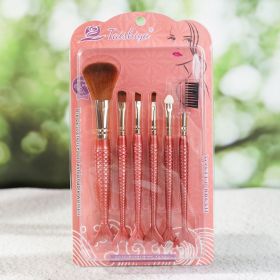 506 Makeup Brushes (Color: Red)