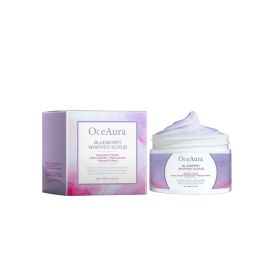 OceAura Blueberry Whipped Scrub, Exfoliating Tender Lighten Body Dull Brightening Skin Scrub (Option: 2PCS)