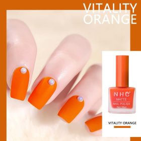 Matte matte nail polish (Option: VITALITY ORANGE)