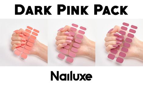 Pure Color 16 Nail Stickers (Option: Set6-1PC)