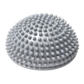 Half-ball Muscle Foot Body Exercise Stress Release Fitness Yoga Massage Ball Health Yoga Training Accessories (Color: Gray)