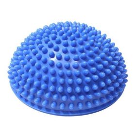 Half-ball Muscle Foot Body Exercise Stress Release Fitness Yoga Massage Ball Health Yoga Training Accessories (Color: Blue)