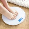 1pc Home Charging Electronic Scale Intelligent Weighing Scale Increases Precision Round Scale Body Scale Health Weight Loss Meter