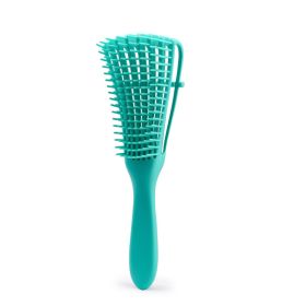 Detangling Hair Brush Massage Wet Hair Comb Detangler Hair Brush Wavy/Curly Wet/Dry/Oil/Thick Hair (Color: green)